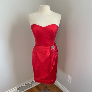 Erin Fetherston now front dress candy pink red size 4